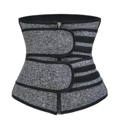 S-4XL Women High-Waisted Zipper Design Belly Wrap Shapewear