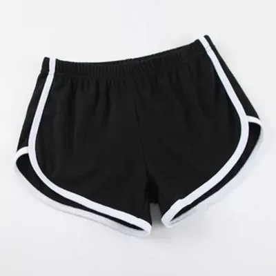 Women Casual Loose Color Blocking Sports Shorts