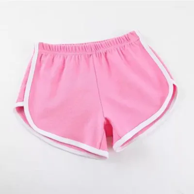 Women Casual Loose Color Blocking Sports Shorts
