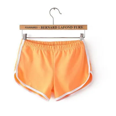 Women Casual Loose Color Blocking Sports Shorts