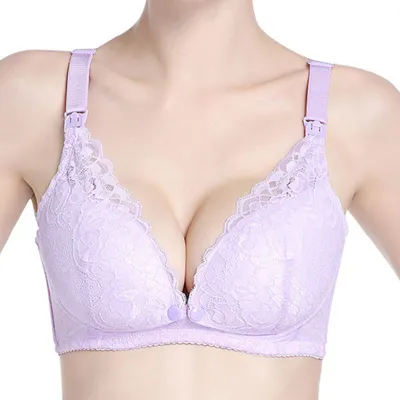 Maternity Comfortable Breathable Lace Nursing Bra