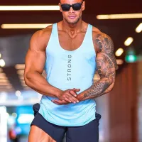 Men Sporty Long Sleeve Round Neck Letter Printed Bodycon Quick Dry T-shirt