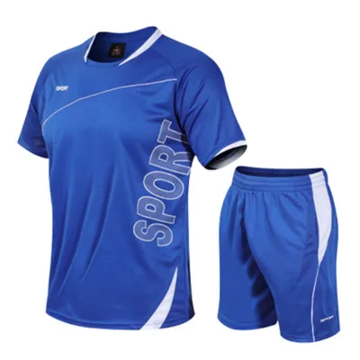M-5XL Men Fashion Letter Print Short-sleeve Tee Top And Shorts Sports Quick Dry Two-piece Set