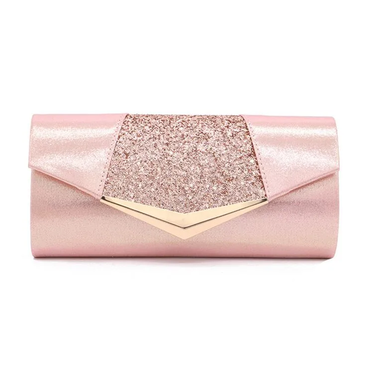 Shiny Crystal Sequin Decor Clutches Evening Bags