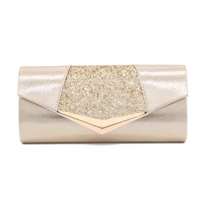 Shiny Crystal Sequin Decor Clutches Evening Bags