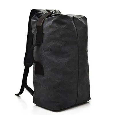 Unisex Outdoor Canvas Large Capacity Backpack for Men