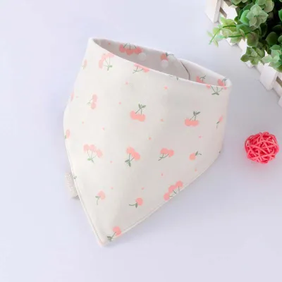 Newborn Baby Triangle Cartoon Bib Burp Cloth - Cotton Unisex