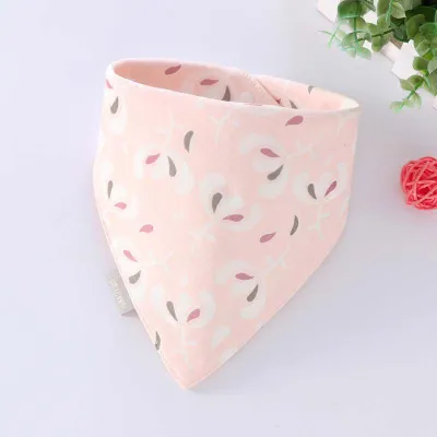 Newborn Baby Triangle Cartoon Bib Burp Cloth - Cotton Unisex