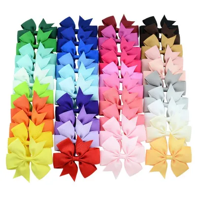 One Piece Girl Cloth Bowknot JOJO Hair Clip Kids Accessories