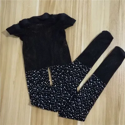 Fashion Girl Shiny Rhinestone Mesh Tights Hosiery Pantyhose for Kids
