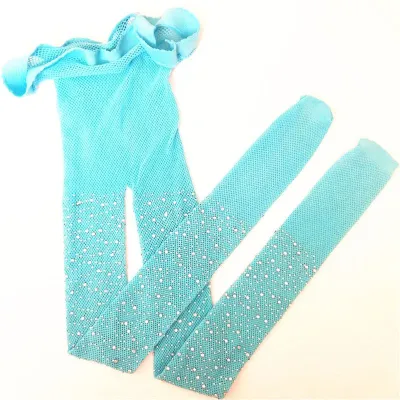 Fashion Girl Shiny Rhinestone Mesh Tights Hosiery Pantyhose for Kids