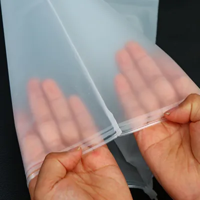 35*40cm 50pcs/set Custom Logo Ziplock Packaging Bags PE Plastic Resealable Storage