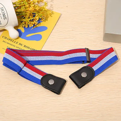Women'S Invisible Belt Without Buckle Elastic Stretch Denim Style