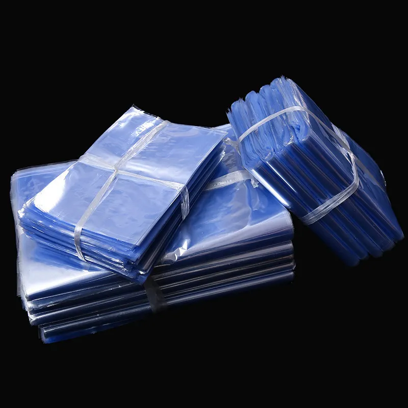 10*15cm 100pcs PVC Heat Shrinkable Bag Packaging Film for Home Storage