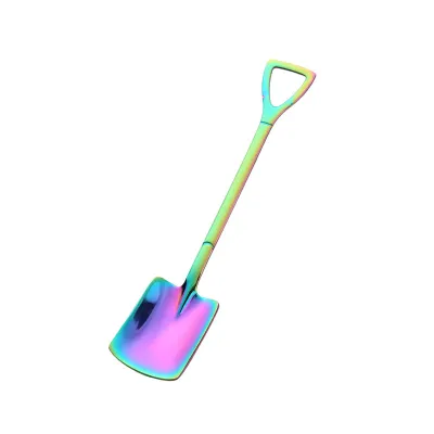 Modern Minimalist 304 Stainless Steel Spade Shovel Dessert Spoon
