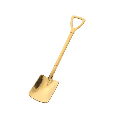 Modern Minimalist 304 Stainless Steel Spade Shovel Dessert Spoon