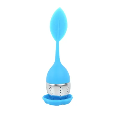 Multicolor Silicone Tea Filter New Chinese Style Stainless Steel Infuser
