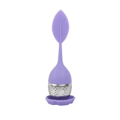 Multicolor Silicone Tea Filter New Chinese Style Stainless Steel Infuser