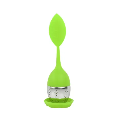 Multicolor Silicone Tea Filter New Chinese Style Stainless Steel Infuser