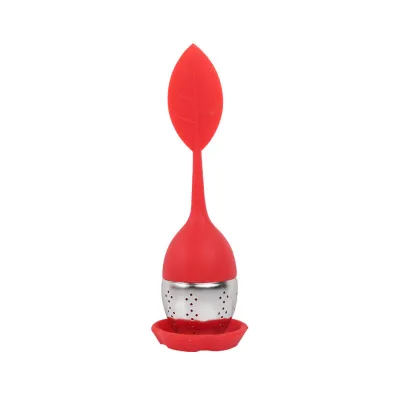 Multicolor Silicone Tea Filter New Chinese Style Stainless Steel Infuser