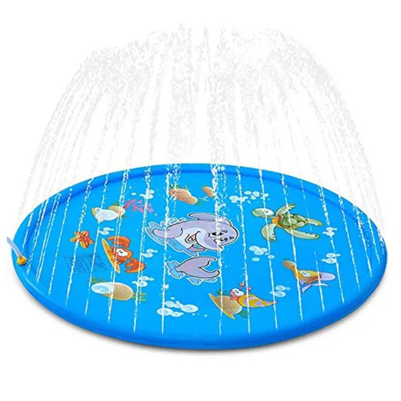 170cm Outdoor Children Water Spray Play Mat PVC Material