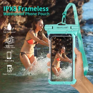 IPX8 Waterproof Frameless Touchscreen Phone Holder Bag for Home Storage