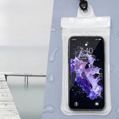 6.5inch Universal IPX8 Waterproof Phone Case With Armband And Neck Strap For Women Swimwear Accessories