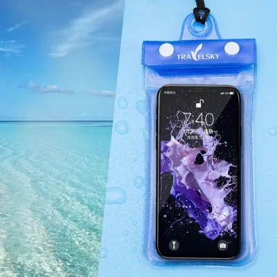 6.5inch Universal IPX8 Waterproof Phone Case With Armband And Neck Strap For Women Swimwear Accessories