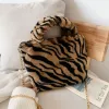Khaki Zebra Print