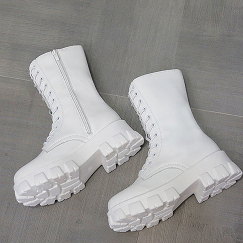 Wholesale Size:4.5-8.5 Women Fashion Solid Color Round-Toe