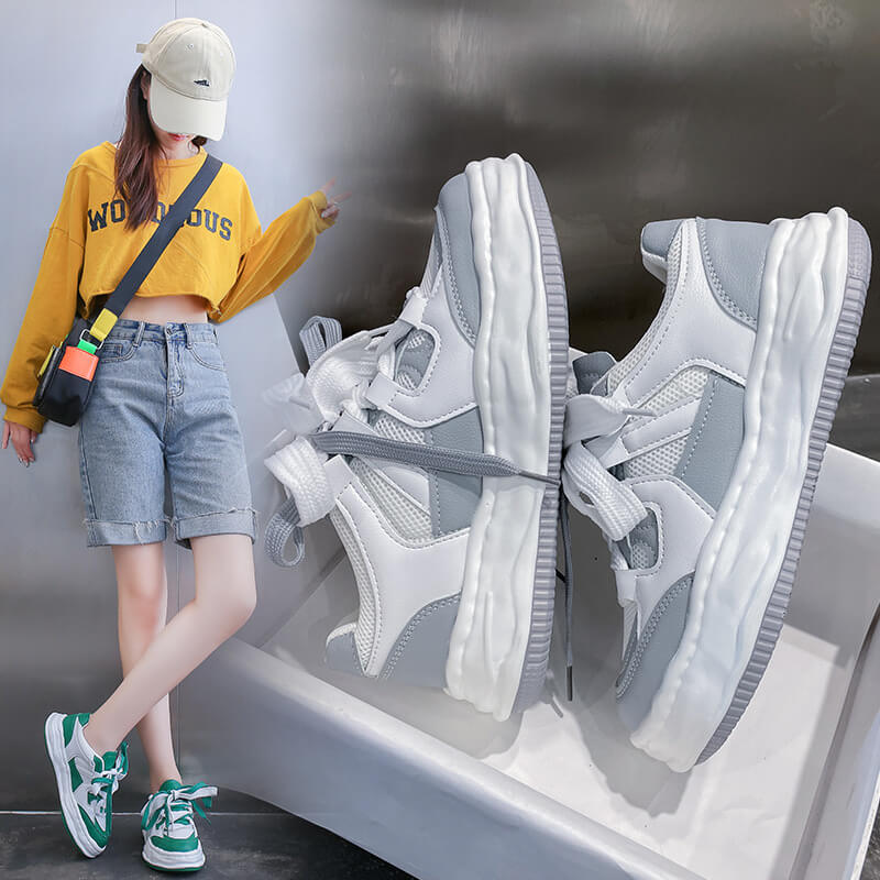 [JILLSTUART]★24FW★Peter Slim Flat Banding Sneakers Wholesale Size:4.5-8.5 Women Student Casual Candy Color