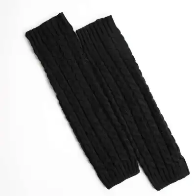 Women's Warm Long Pure Color 8 Pattern Acrylic Fiber Leg Warmers
