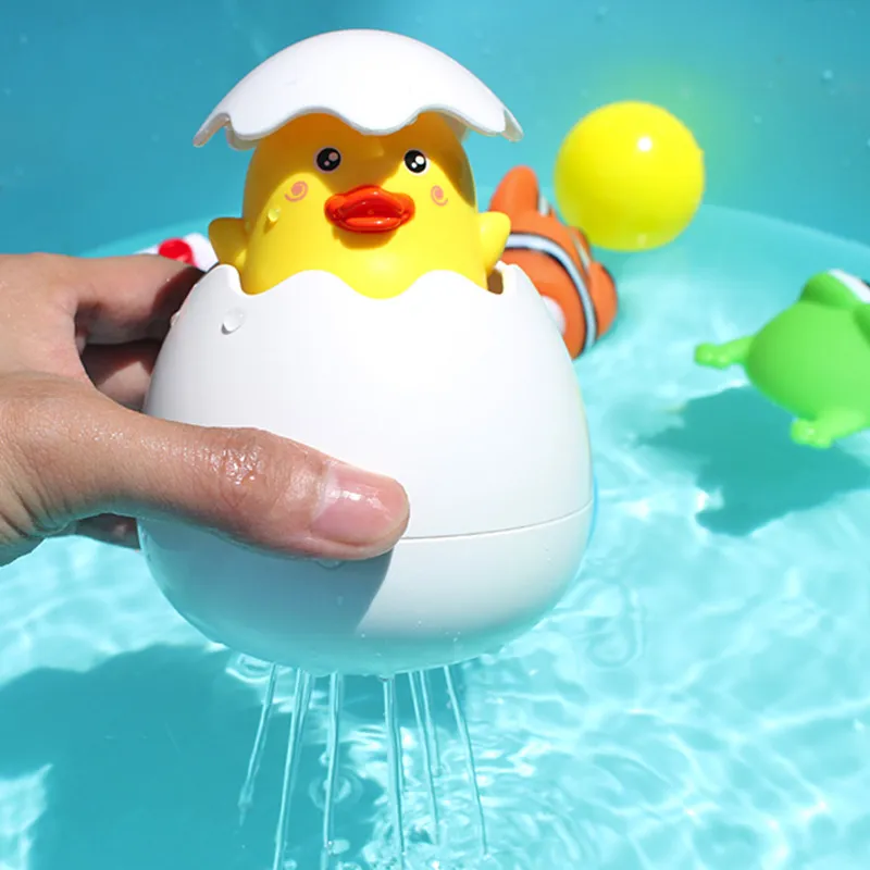 Child Take a Bath Penguin Raining Baby Shower Toy - Interactive Sensory Bath Toy for Kids