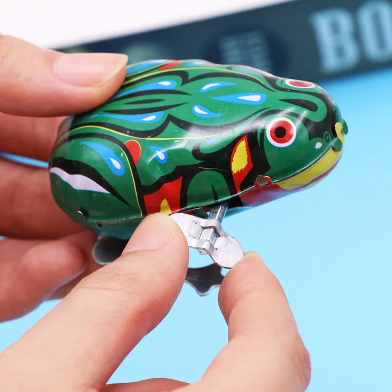 Child Classic Iron Sheet Frog Toy - Educational Intellectual Development Hand-Eye Coordination Toy