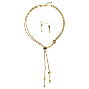 Vintage Arrow Shape Women Party Jewelry Set