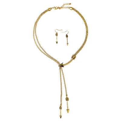 Vintage Arrow Shape Women Party Jewelry Set