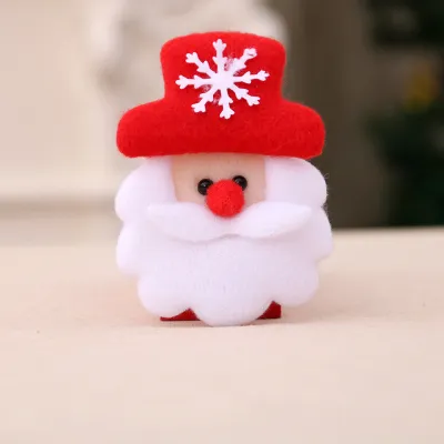 Luminescent Christmas Pattern Brooch Christmas Decoration Party Pin
