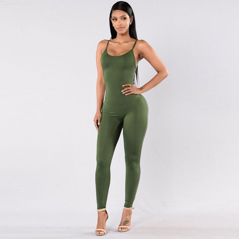 Wholesale S-XL Women Solid Color Sleeveless Spaghetti Strap