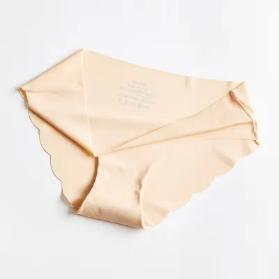 S-XXL Sexy Solid Color Wave Lace Briefs Panties