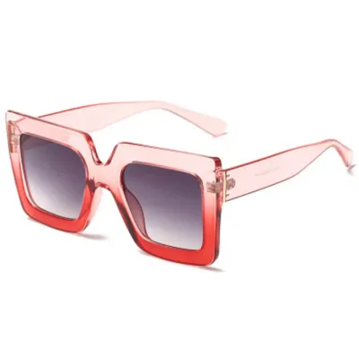 Vintage Square Frame Sunglasses PC Resin