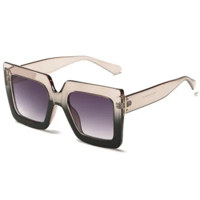 Vintage Square Frame Sunglasses PC Resin