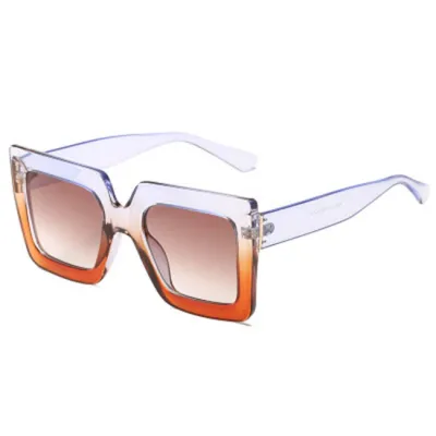 Vintage Square Frame Sunglasses PC Resin
