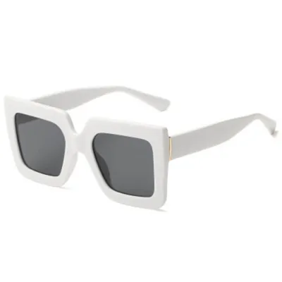 Vintage Square Frame Sunglasses PC Resin