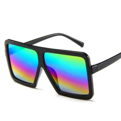 Retro Big Frame Square Sunglasses