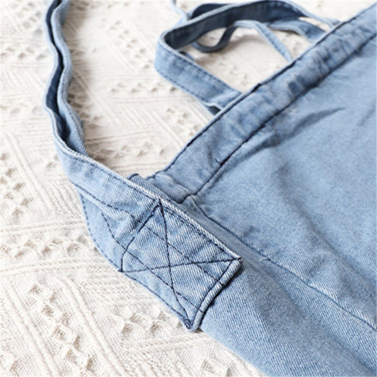 Wholesale Campus Style Women Unique Denim Shoulder Bag