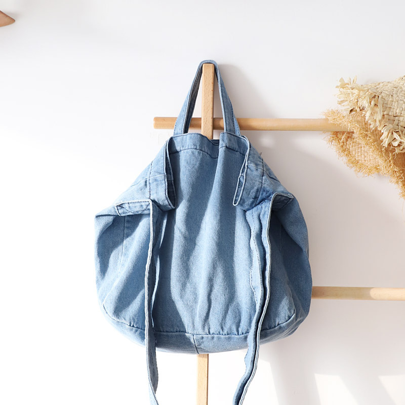 【U LAN】incision round denim shoulder bag incision round denim shoulder bag - ULAN | 60% - Asian