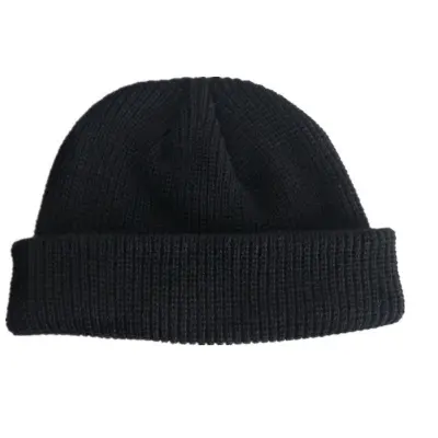 Solid Color Knitted Unisex Men And Women Beanies