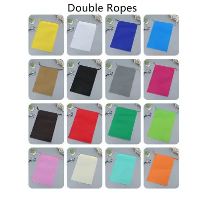 Fashion Non-woven Fabric Drawstring Shoe Storage Packaging Bag