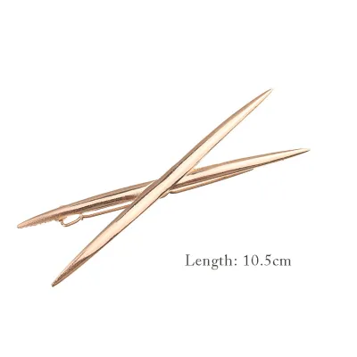 Fashion Geometric Pattern Metal Hair Clip for Women