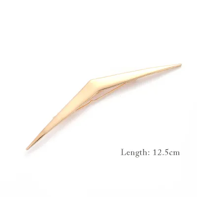 Fashion Geometric Pattern Metal Hair Clip for Women